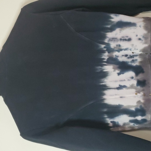 Testimony Los Angeles Tie Dye Cardigan Size Small Womens French Terry Cotton - Picture 8 of 11